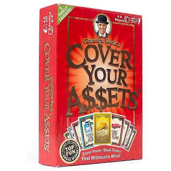 Grandpa Beck's Cover Your Assets Card Game - Fun Family Game with Trading Cards for 2024