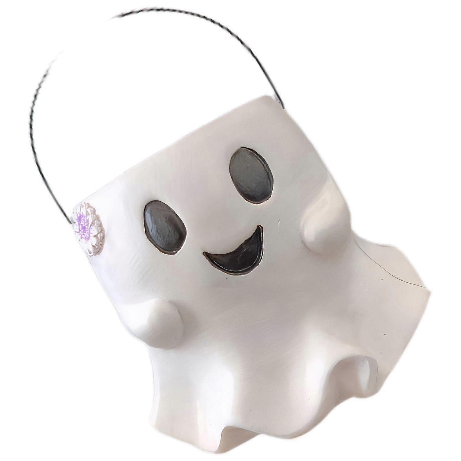 Halloween Candy Bucket with Handle  Durable Resin Trick or  Holder for Party Favors