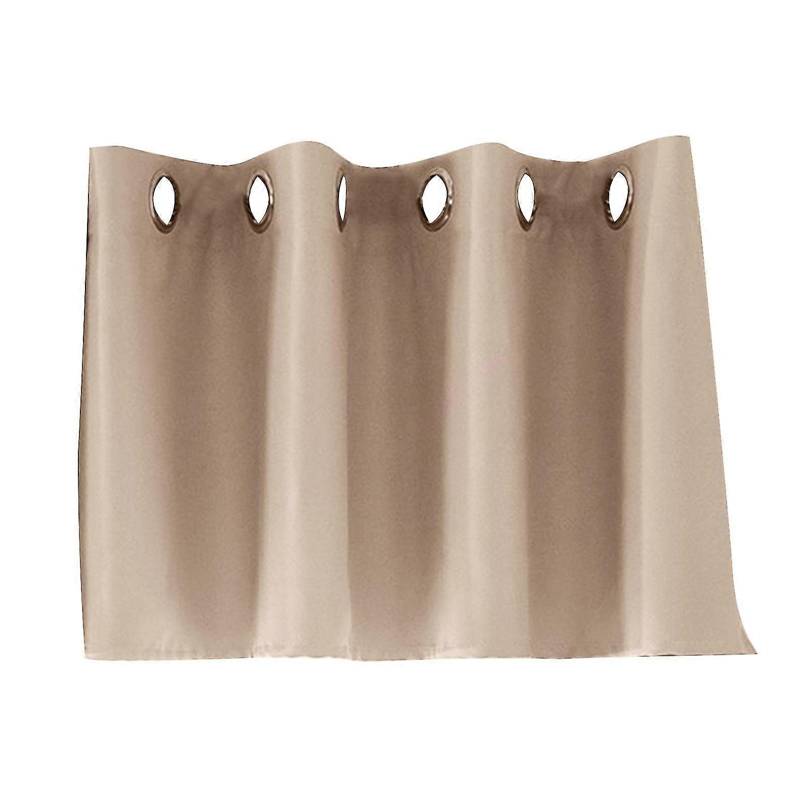 Solid Color Window Curtain Living Room Kitchen Light Blocking Drapes Home Decor