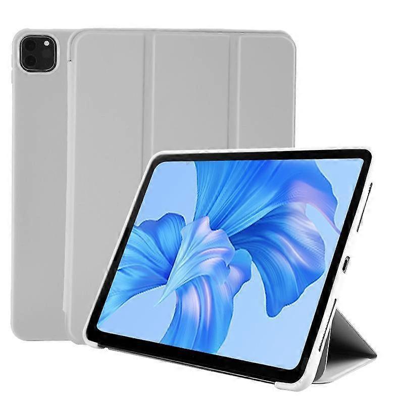 Capa elegante de silicone cinza para iPad Air M3 de 13 polegadas (2025).