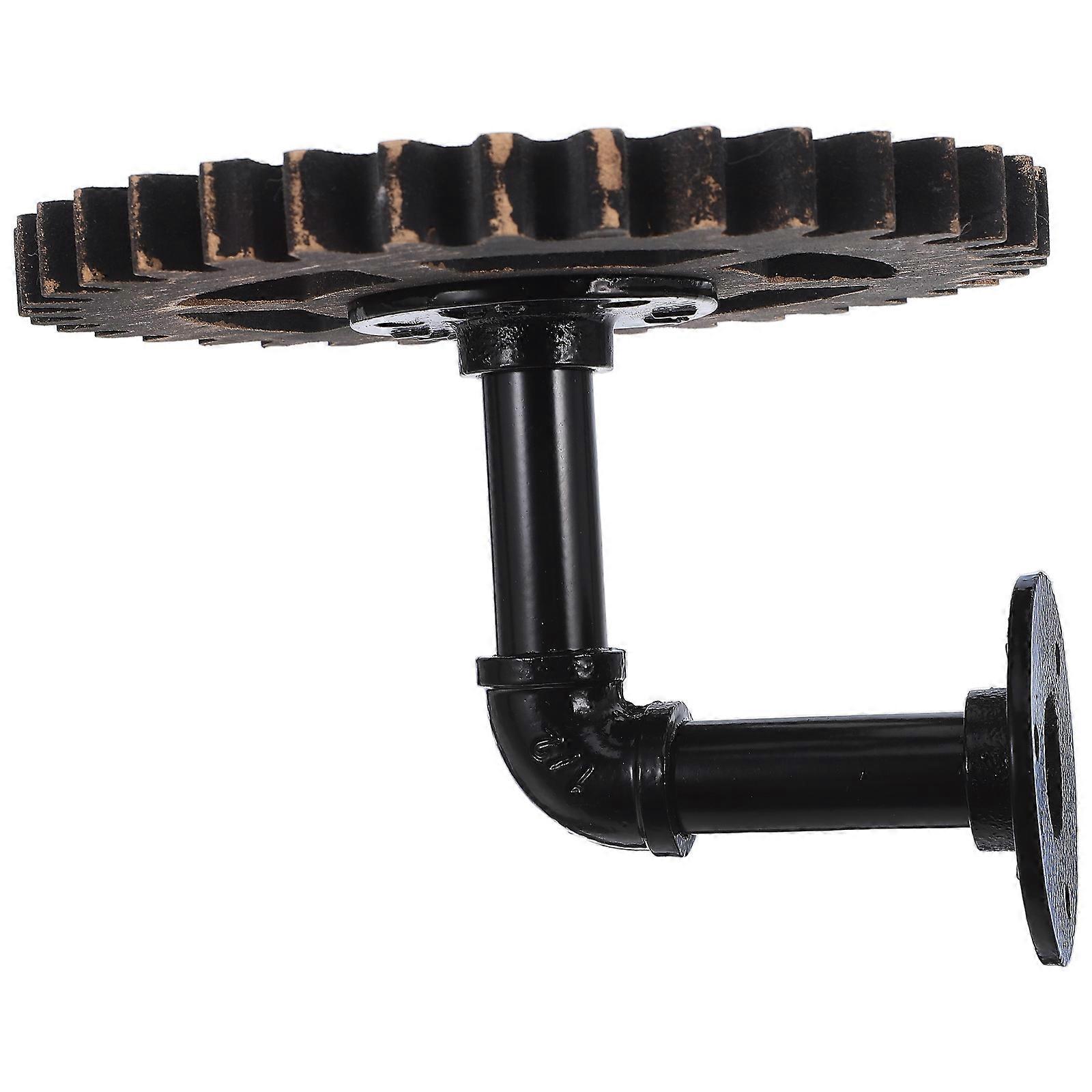 Industrial Pipe Floating Shelf for Rustic Wall Decor Metal Organizer