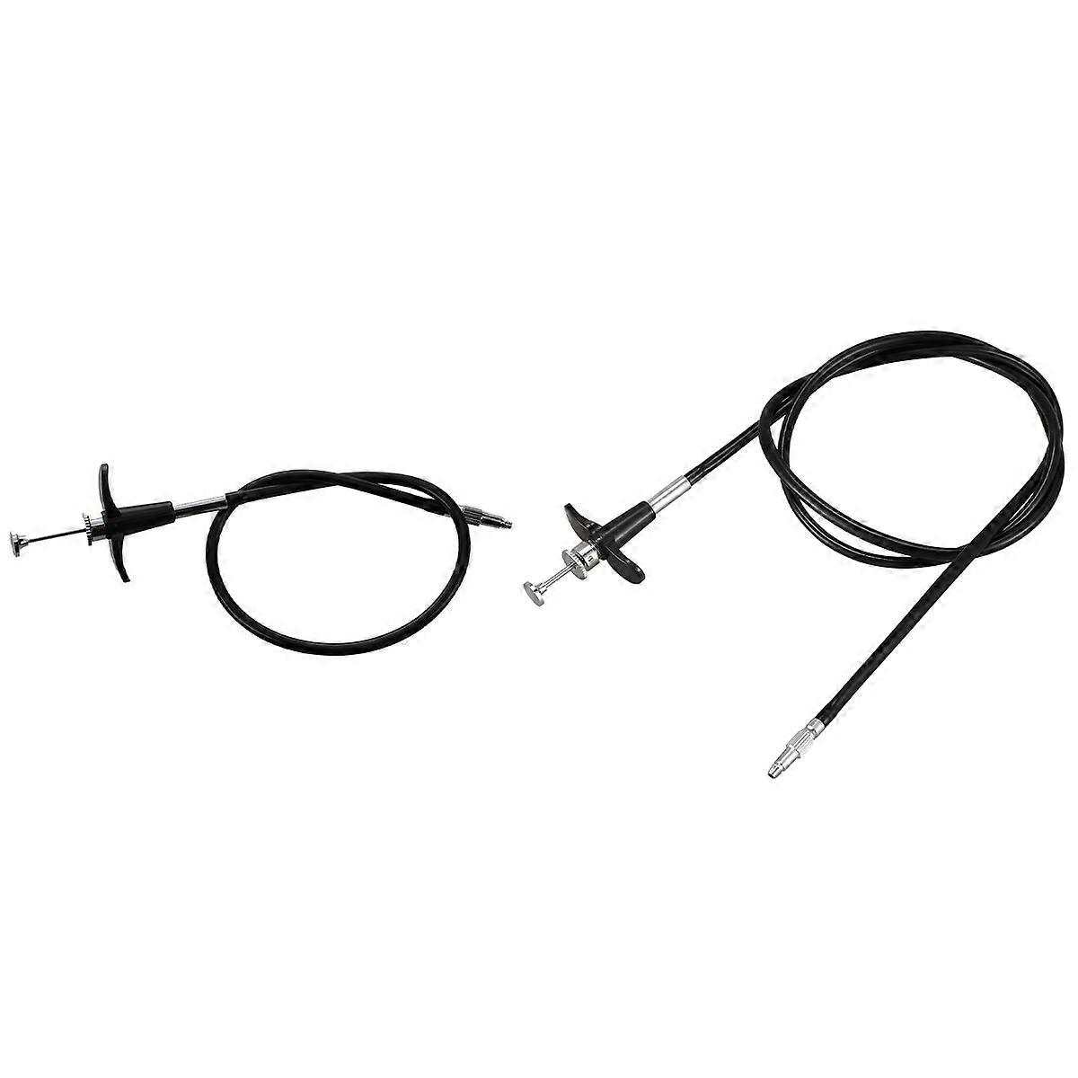 2 Pcs Mechanical Locking Camera Shutter Release Remote Control Cable Cord 40inch 100cm & 16inch 40cm
