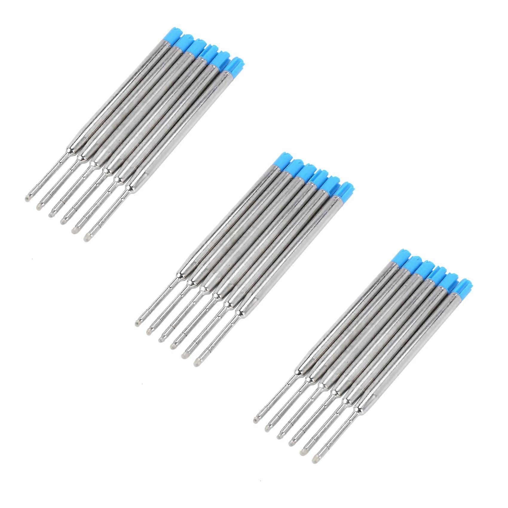 18 Ballpoint Pen Refills 10 cm Blue Large Refill Refills