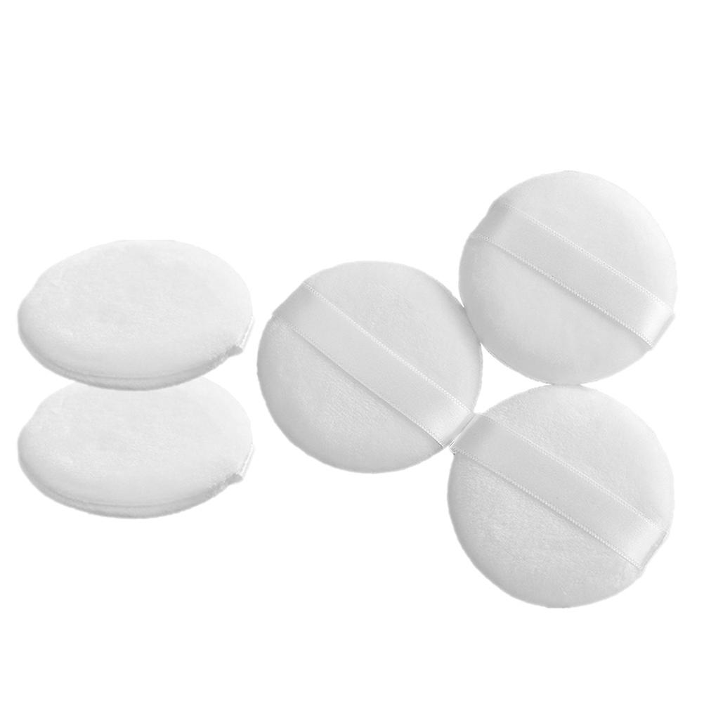 Makeup Cushion Puff Powder for Cosmetic Use 5Pcs White Set