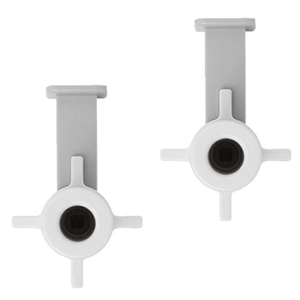 Kitchen Tissue Holder Multifunctional Kitchen Rack White 10.8X7.2X10.8CM Wall Mounted 2Pcs