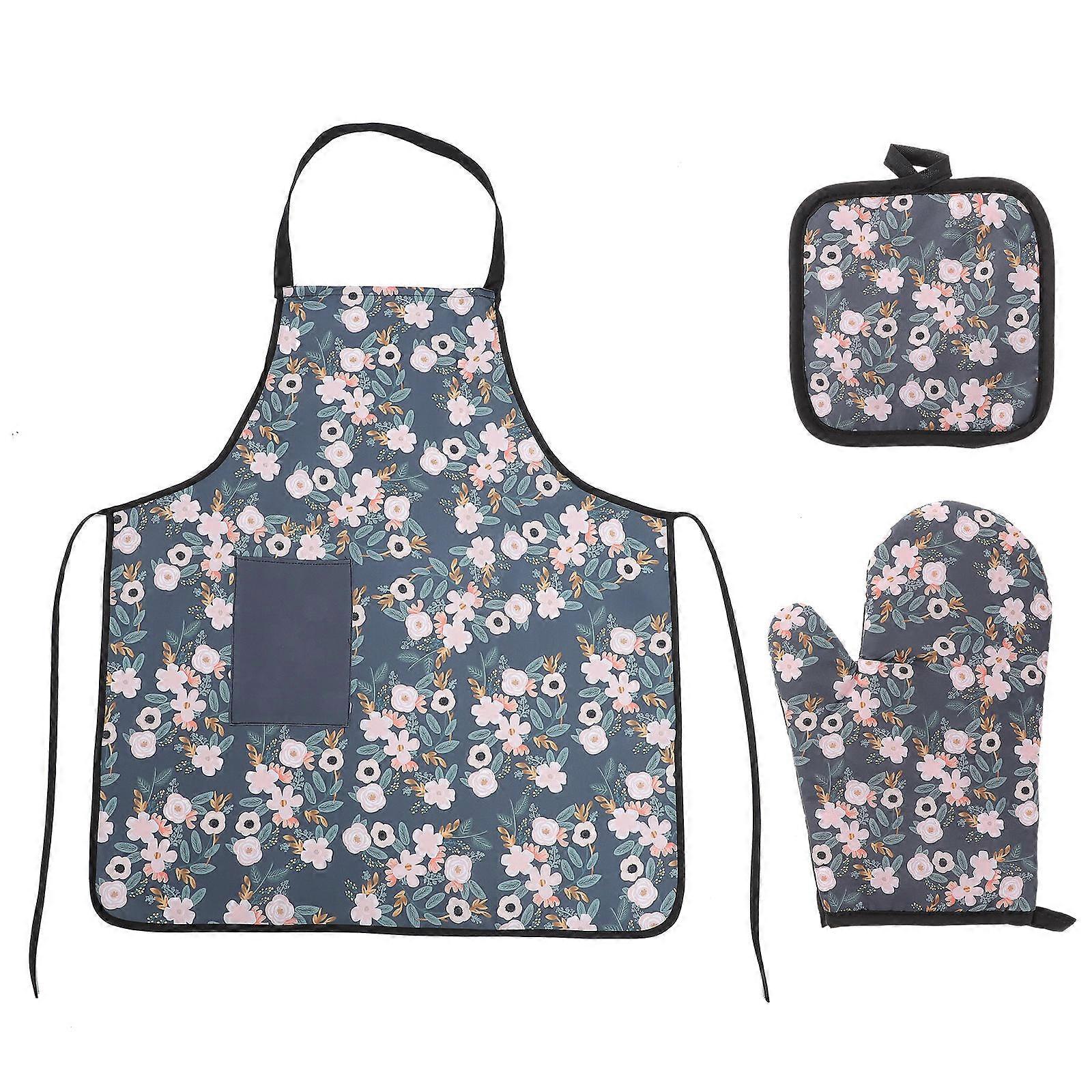 Kitchen Oven Mitt Pot Holder Set for Heat Insulation 1Set