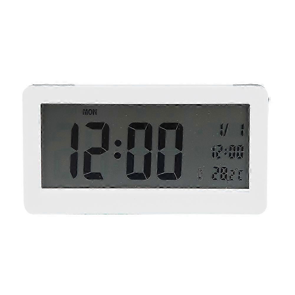 Digital Alarm Clock LCD Display Bedside Clocks with Day Date Temperature Function 26-27s