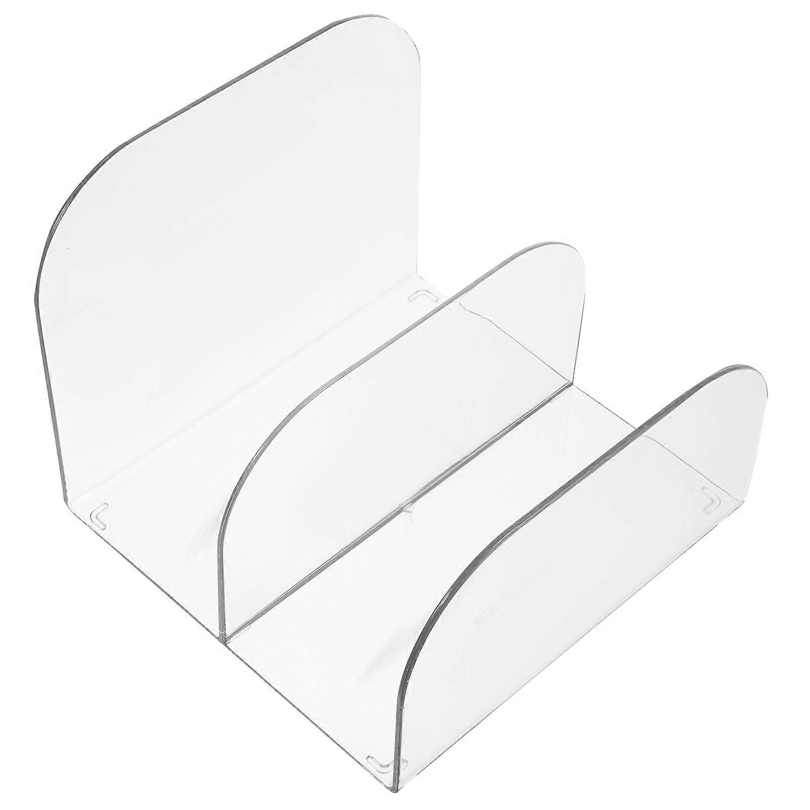 Plastic Transparent Bookend Book Holder for Children Reading