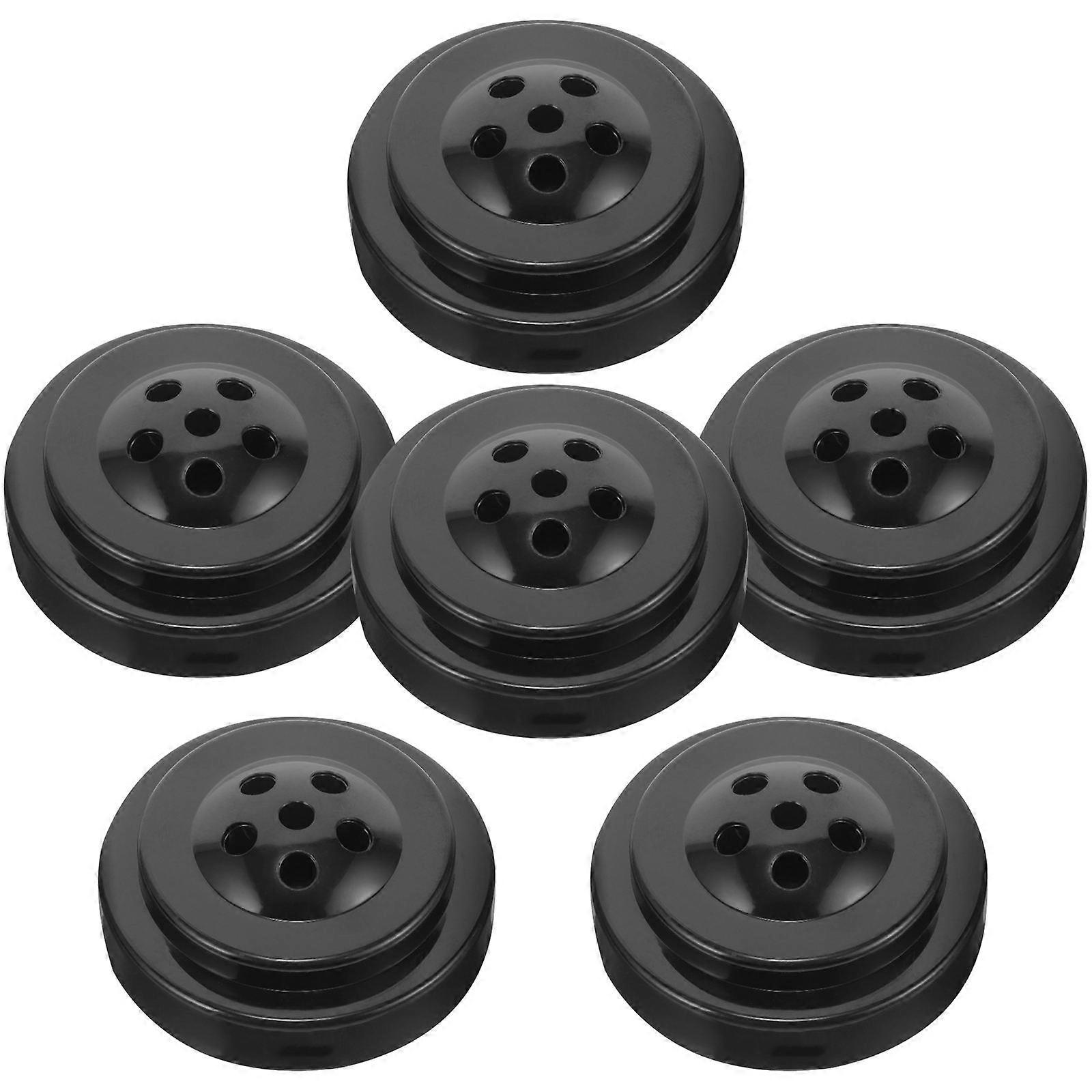 Compact Flag Display Stand With Heavy-Duty Plastic Material Applicable For Multiple Occasions In 6Pcs Set