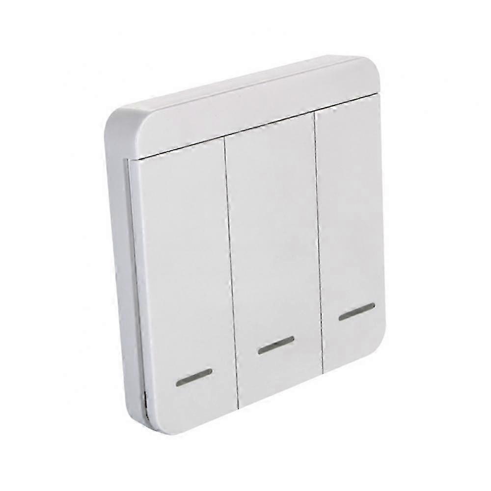 Wireless Smart Switch Light 433Mhz RF 86 Wall Panel Switch with Remote Control Mini Relay Receiver