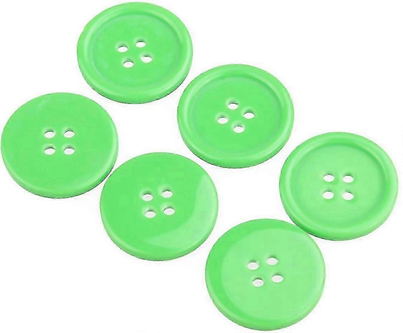 2025 For 50pcs Round Buttons Green