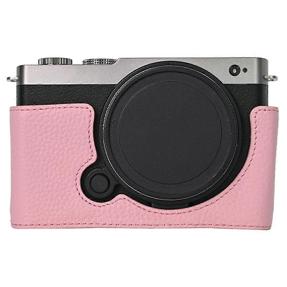 For Panasonic Lumix S9 Camera Case Genuine Leather Bottom Case Easy to Replace Battery