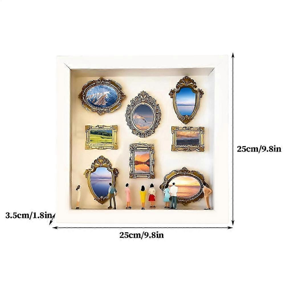 DIY Shadow Boxes Frame Mini Memory Display Kit Creative Photo Album For ...