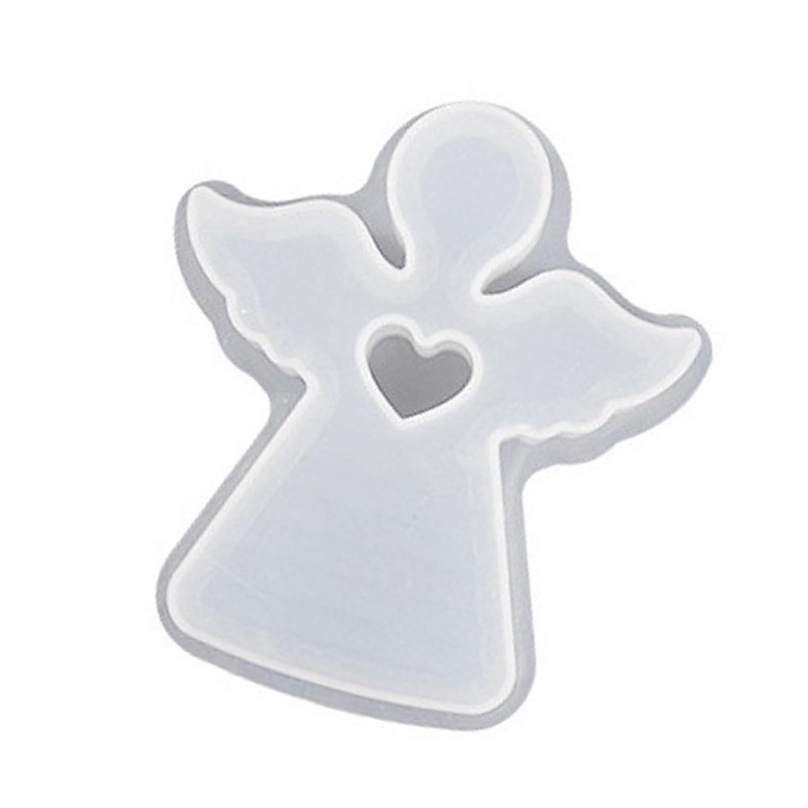 Large Silicone Easter Cherub Mold for Crafts, Heat Resistant Easy Release Festive Design