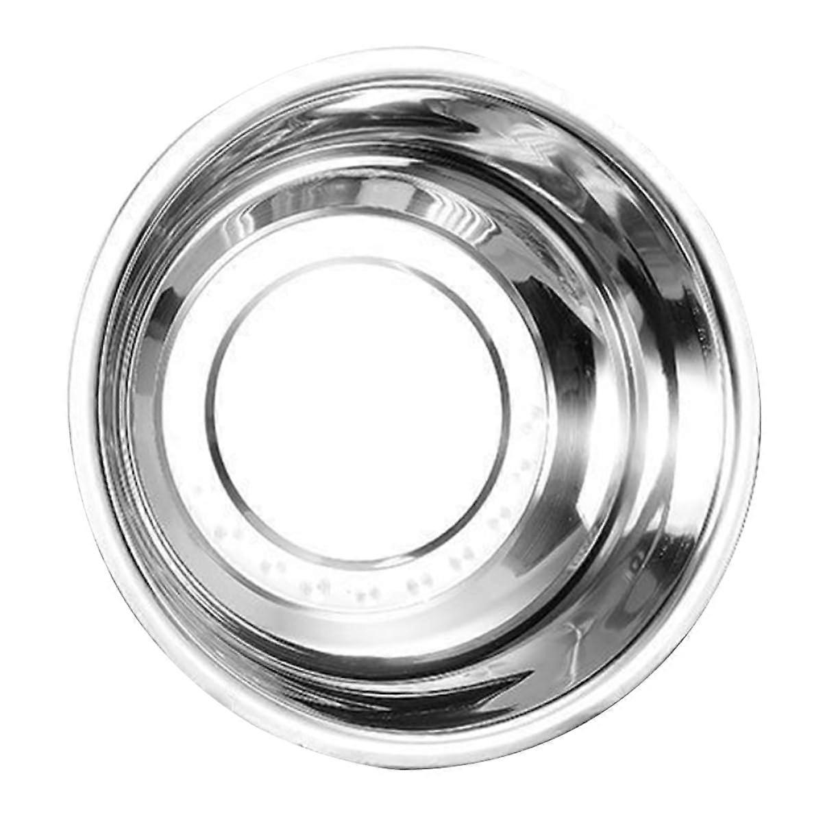 Stainless Steel Mixing Bowl Smooth Polished Surface Stackable Basin for Washing Vegetables and Eggs