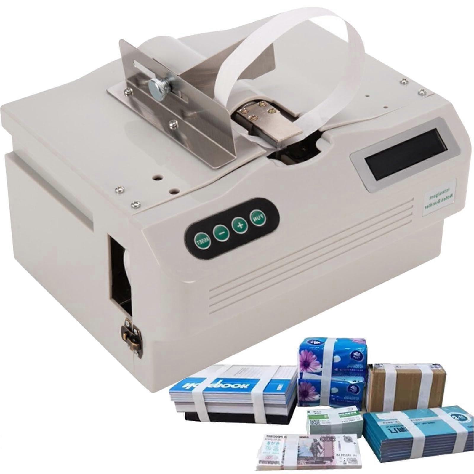 Automatic Banknote Strapping Machine with Speed Bundling and Adjustable Tension Control for Bank Cash