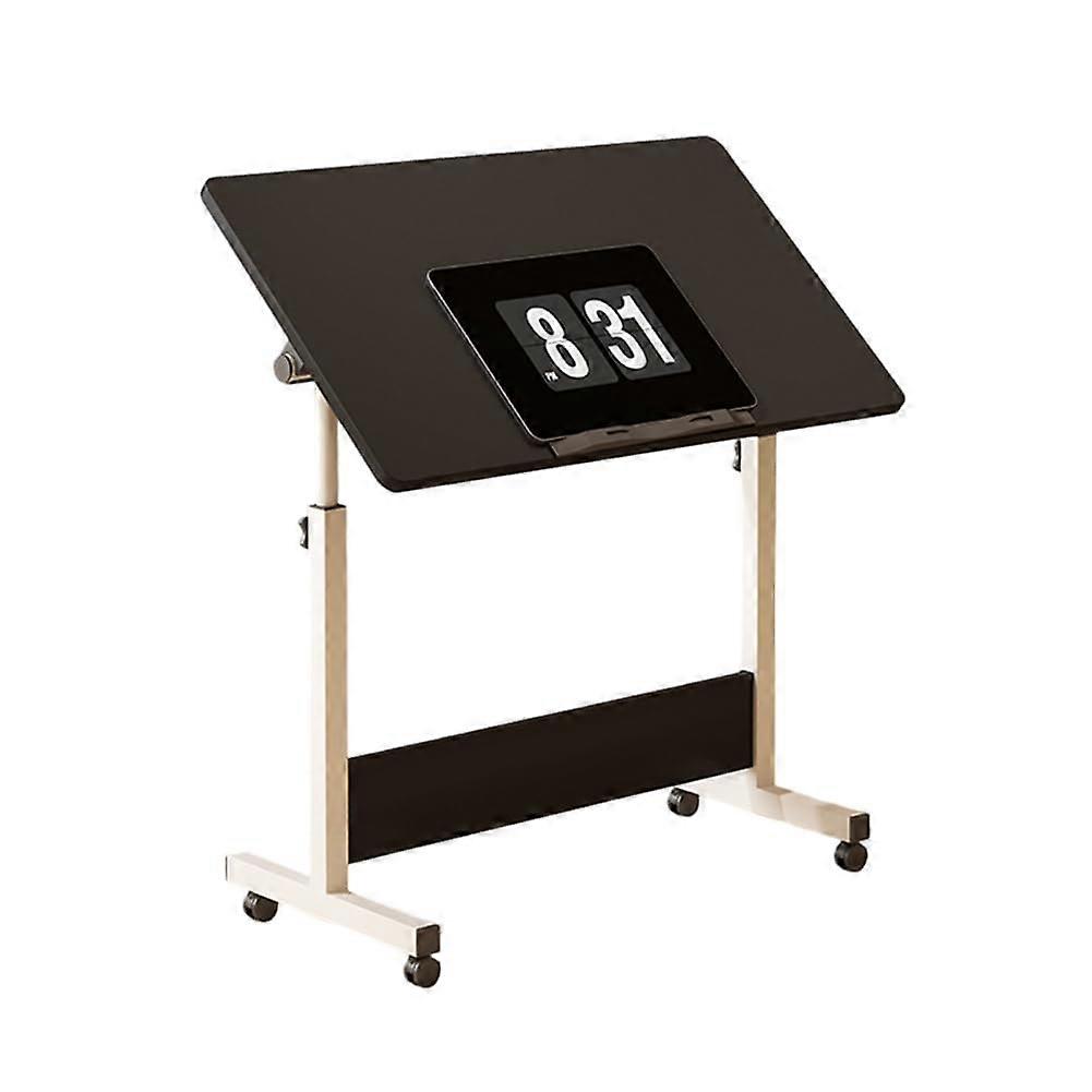 Adjustable Standing Desk with Wheels, Foldable SpaceSaving Height Adjustable Desk for Home Office and Small Spaces