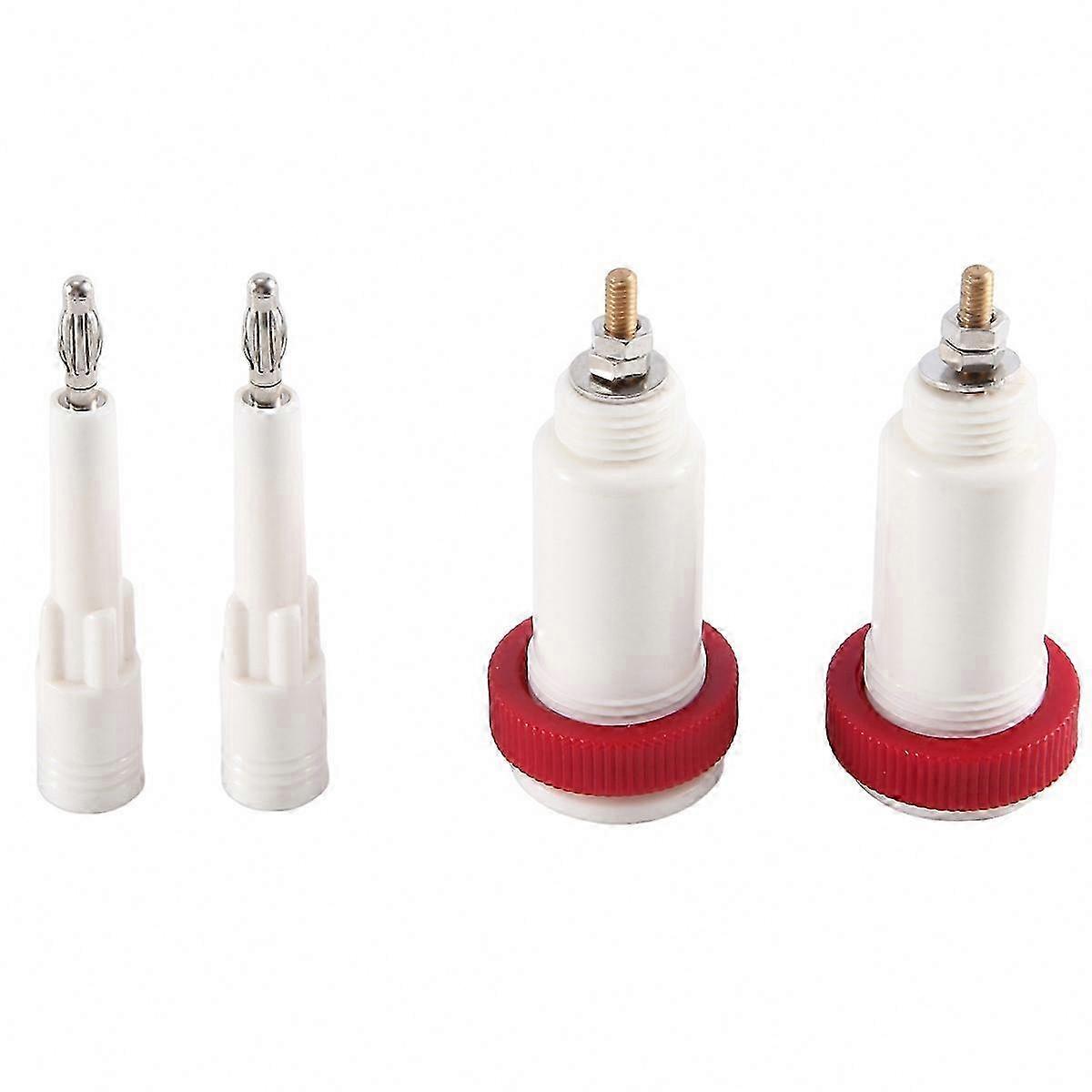 High Voltage Connector Set, 2 Pairs Plug and Socket for 10kV-30kV Applications