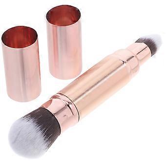 Doppelseitiger Make-up-Pinsel, einziehbarer Concealer-Pinsel, Foundation-Kosmetik-Make-up-Werkzeug
