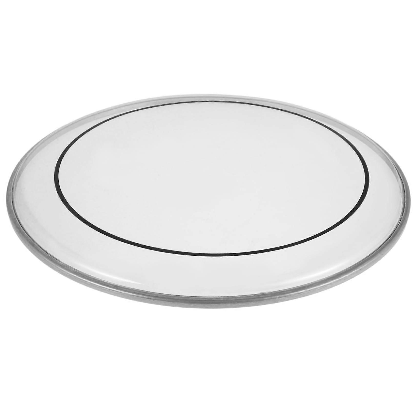 Drum Head Replacement Double Layer White Finish for Noise Reduction and Enhanced Sound
