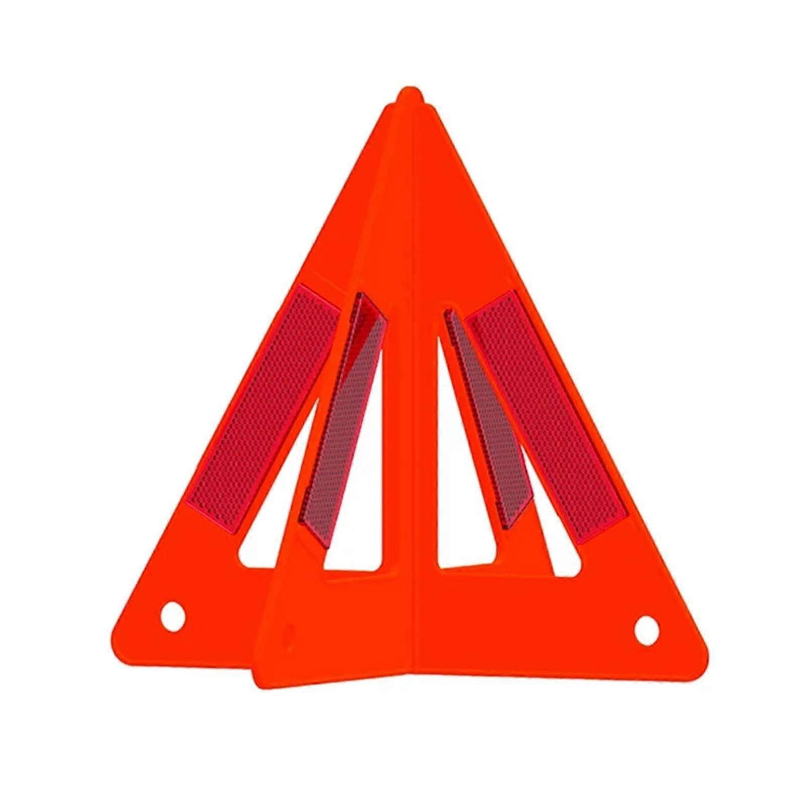 Car Warning Triangle 3pcs  Visibility Roadside Emergency Reflector Kit with Stable Tripod Base