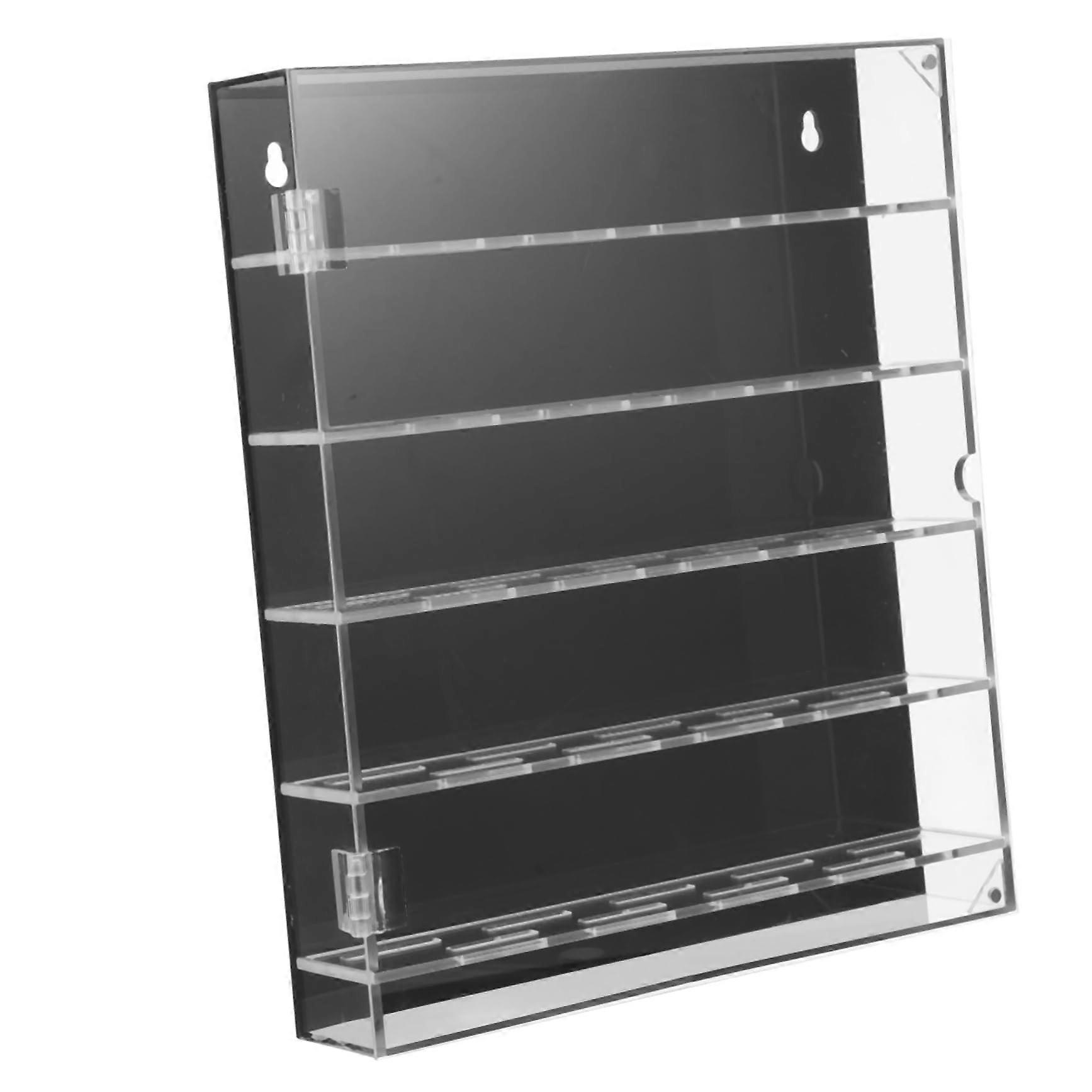 Challenge Coin Display Case Acrylic Medal Box Wall Mounted Dual Mode Stand for Collectors