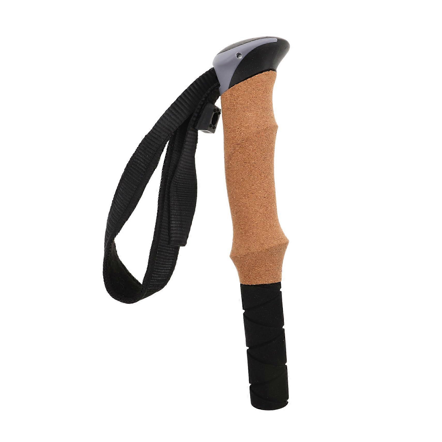 Lightweight Cork Trekking Pole Handle Grip with EVA, Hiking Replacement with Adjustable Wrist Strap