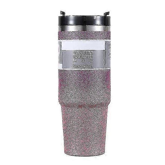 Stanley 40oz Tumbler With Handle And Straw Lid For Thermos Travel Coffee Mug Stainless Steel Insulated Simple Modern Tumbler Cup