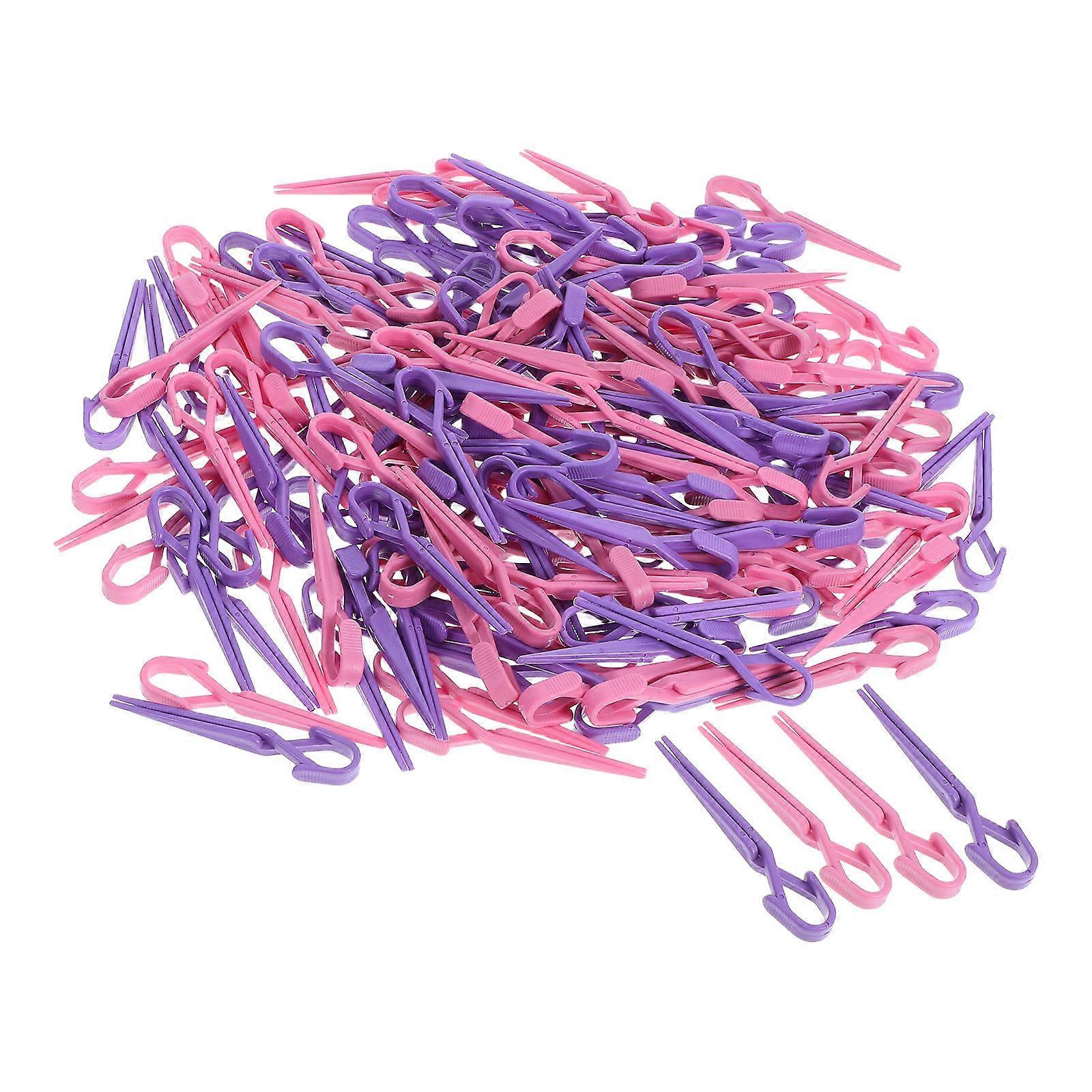 Nail Extension Tips Clip for Manicure Plastic Clamp 480Pcs Assorted