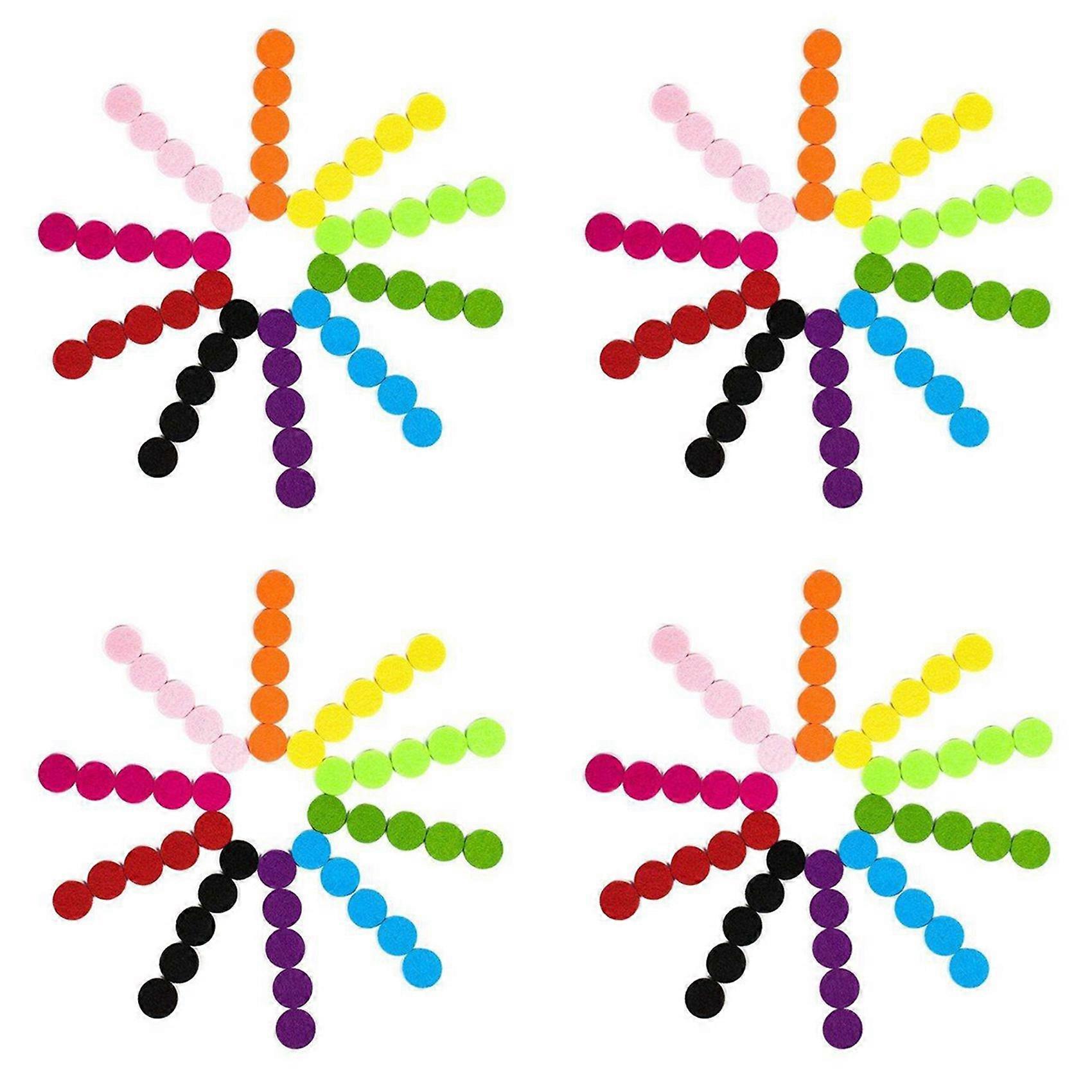 200 Pcs Replacement Pad 22mm Refill Felt for Essential Oil Diffuser Locket Necklace