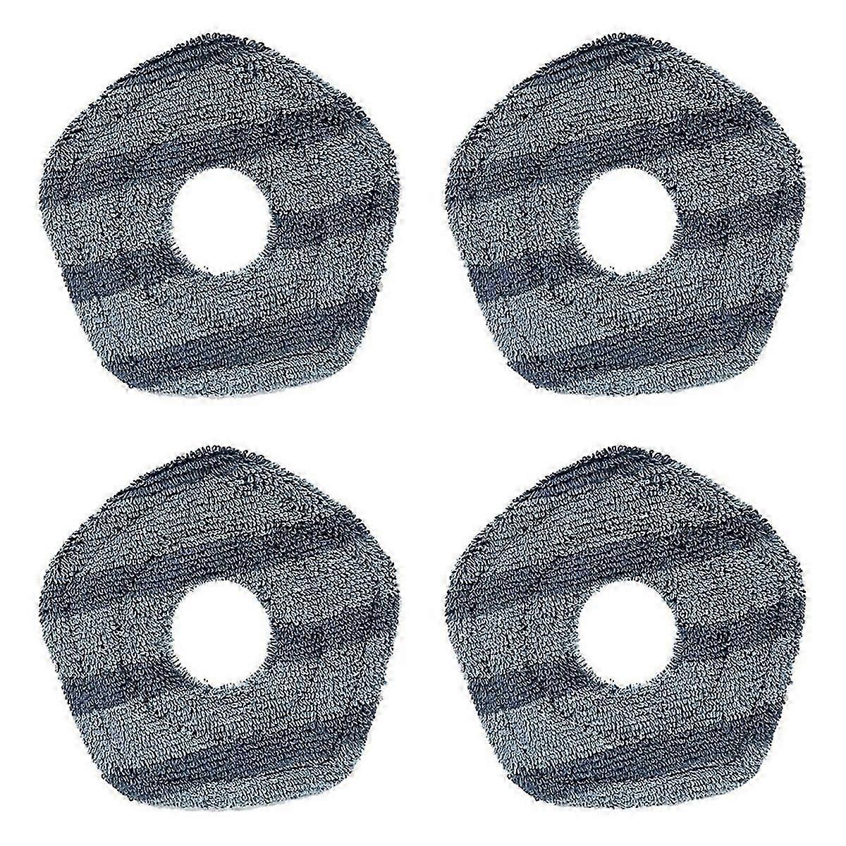 Replaceable and Washable 4-Pack Vacuum Mopping Pads for