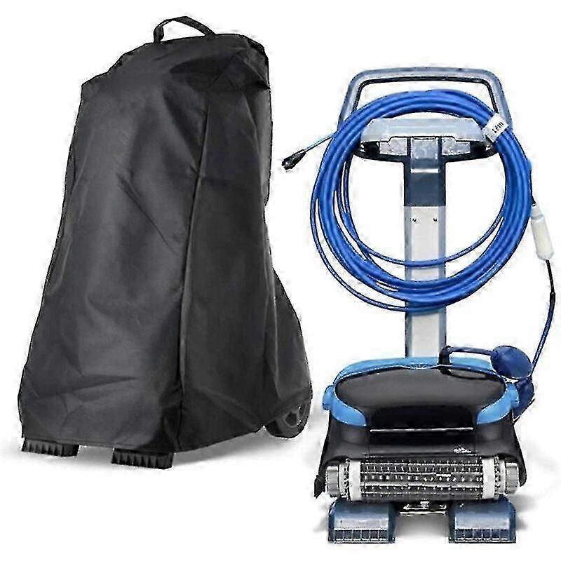 Protective cover for pool cleaner with handle and drawstring, Dolphin robot compatible
