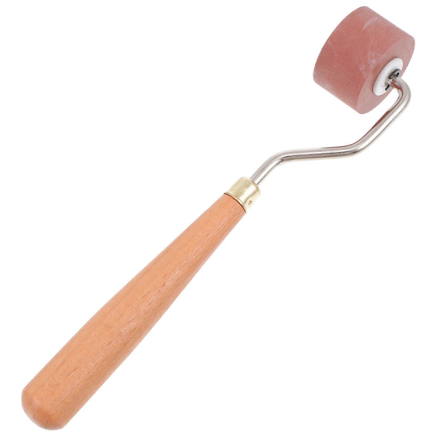 Rubber Brayer for Printmaking and Art Crafts, Ink Roller with Ergonomic Grip for Smooth Coverage