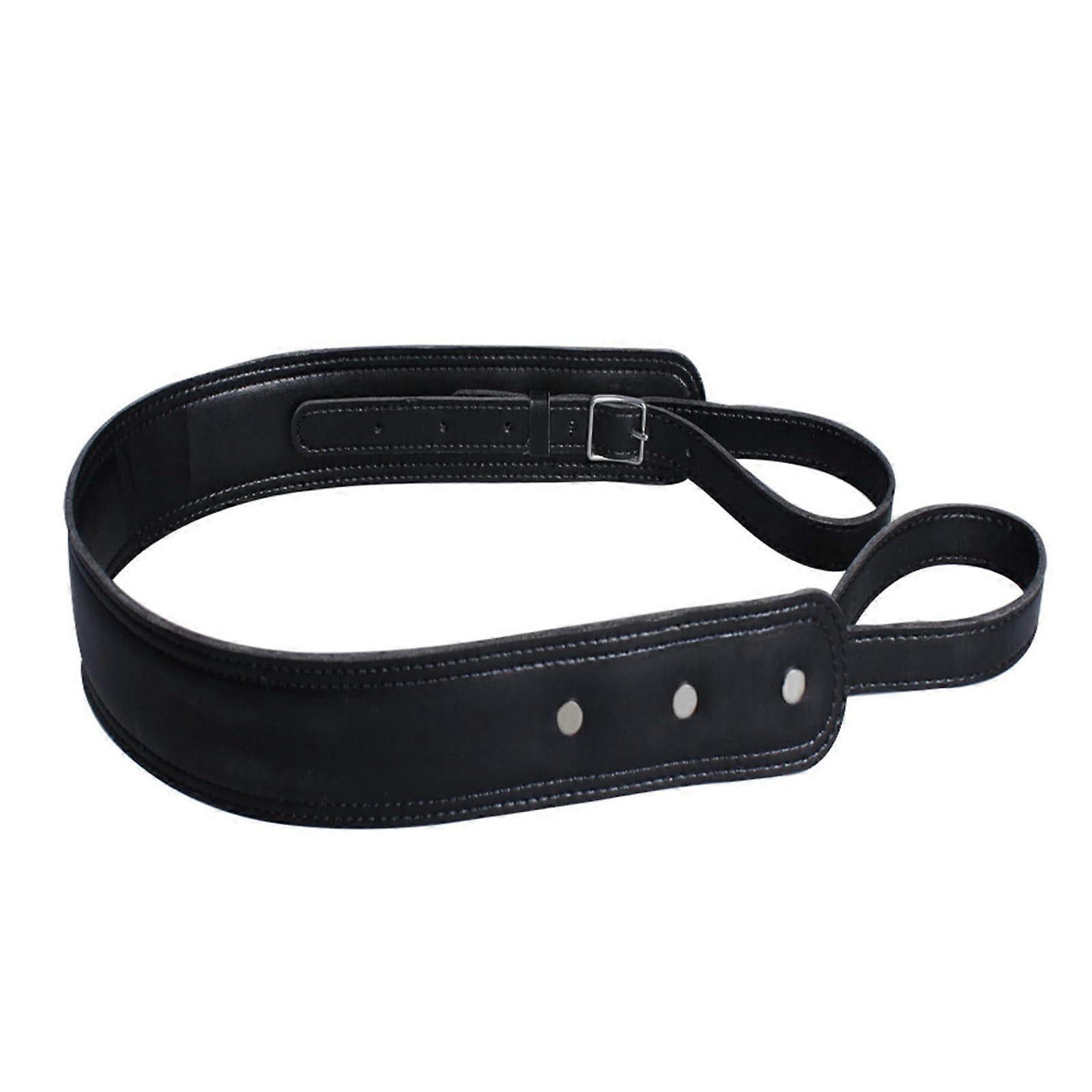 Adjustable Leather Tuba Strap with Enhanced Comfort Padding and Secure Fit for Brass Instruments