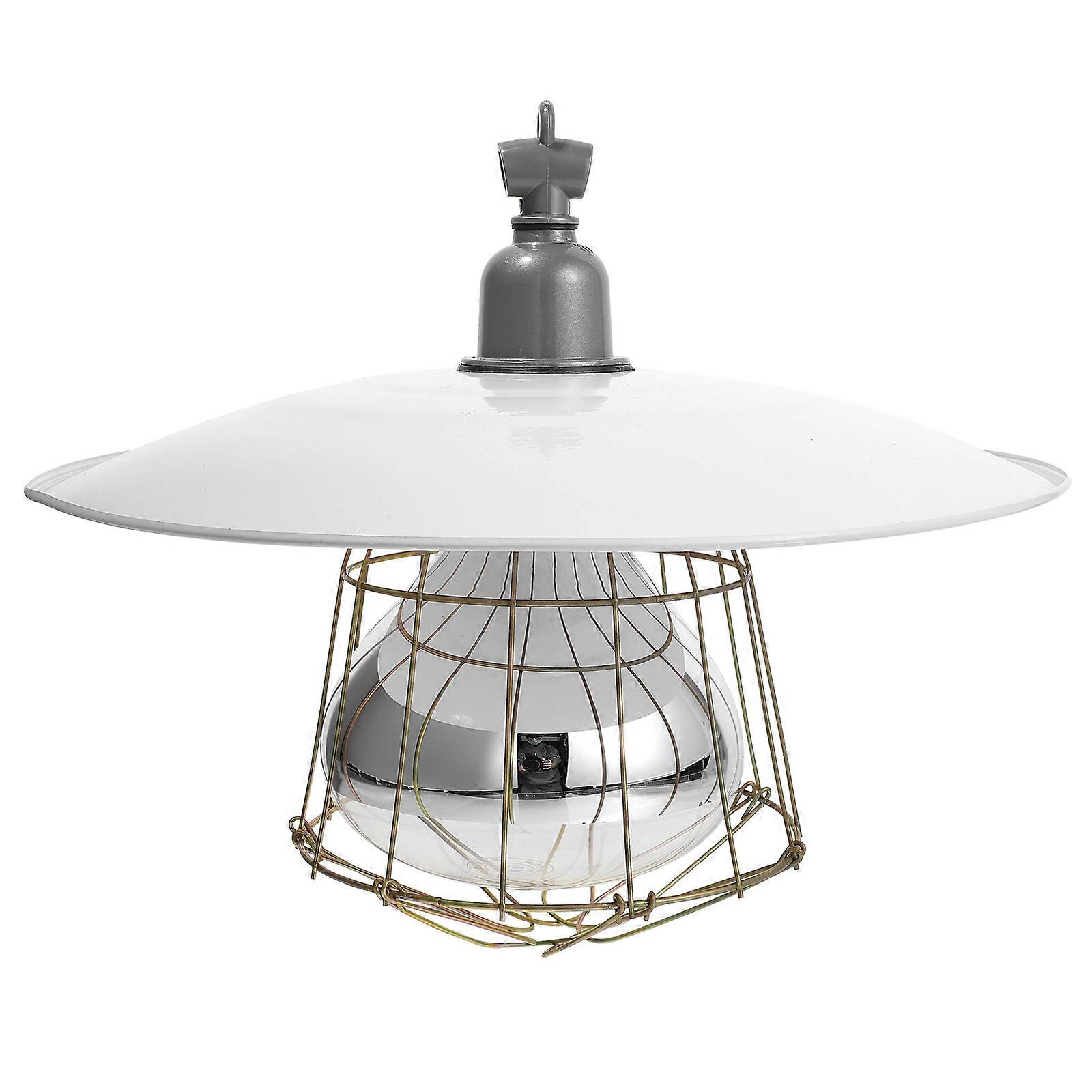 Livestock Heat Lamp for Pet Heating Light Durable Silver Material