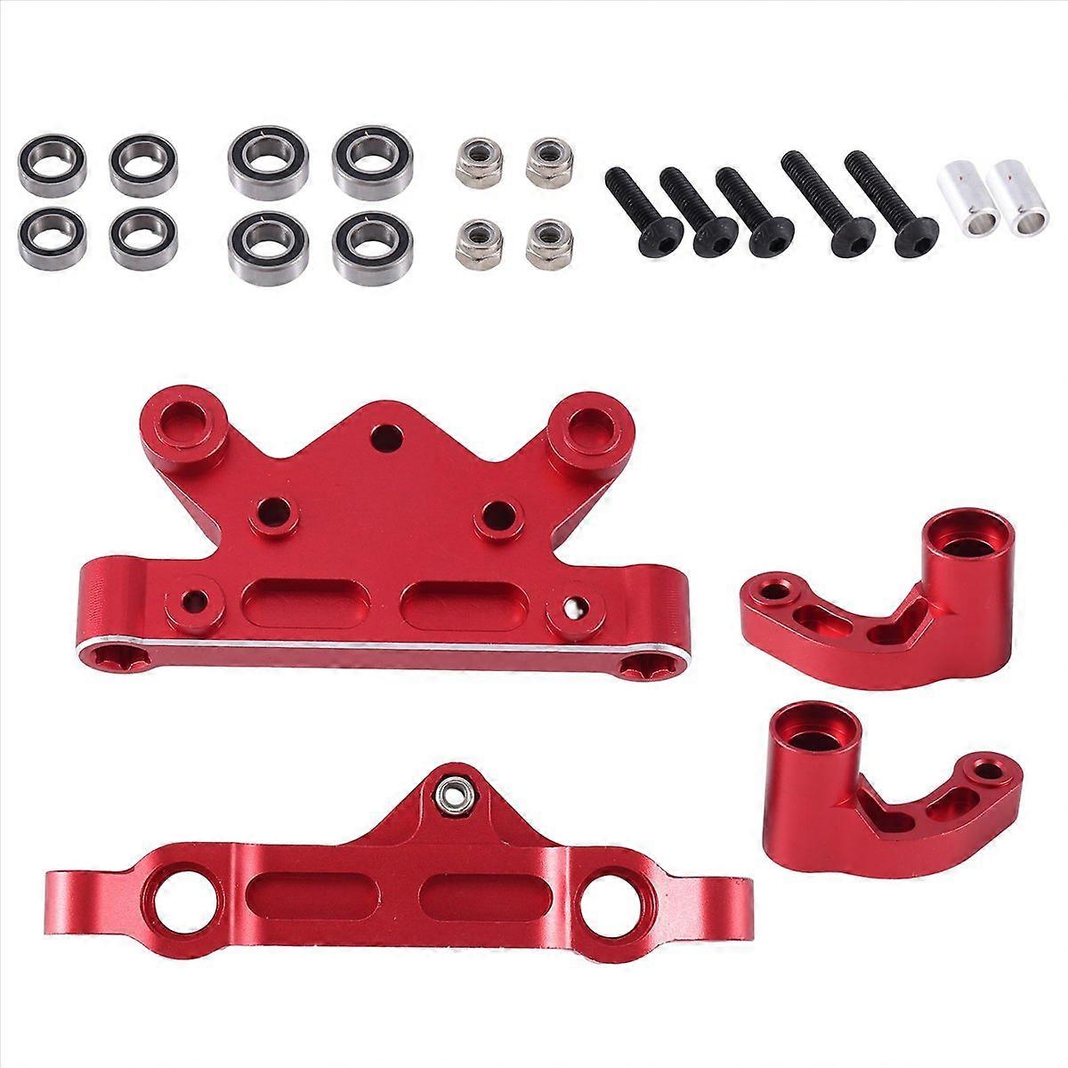 Metal Steering Assembly Set for 1/5 Arrma,Red