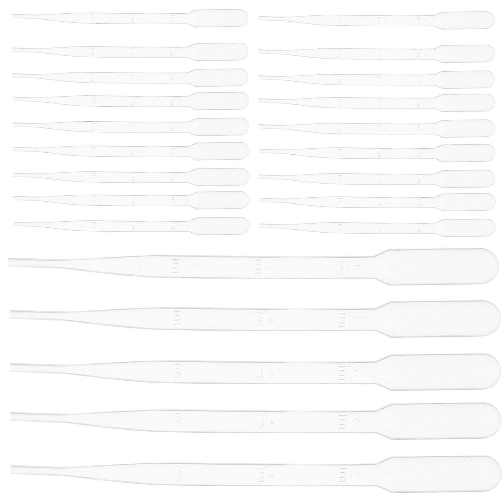 Plastic Laboratory Dropper Clear for Liquid Transfer Precision 100Pcs Pipette