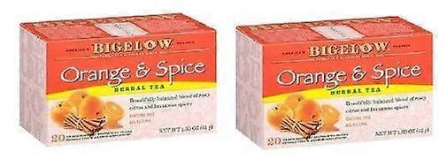 Bigelow orange & Spice örtte påsar 2 Box Pack