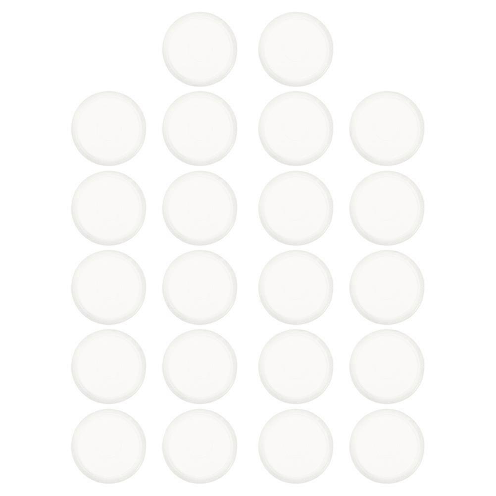 Transparent Binder Discs Plastic Notebook Binder Disc for Binding 110Pcs