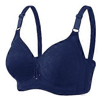 Push-up bh zonder beugel voor dames, comfortabele ondersteuning, bralette voor dagelijks gebruik, naadloze bh's voor dames, blauw, maat 44