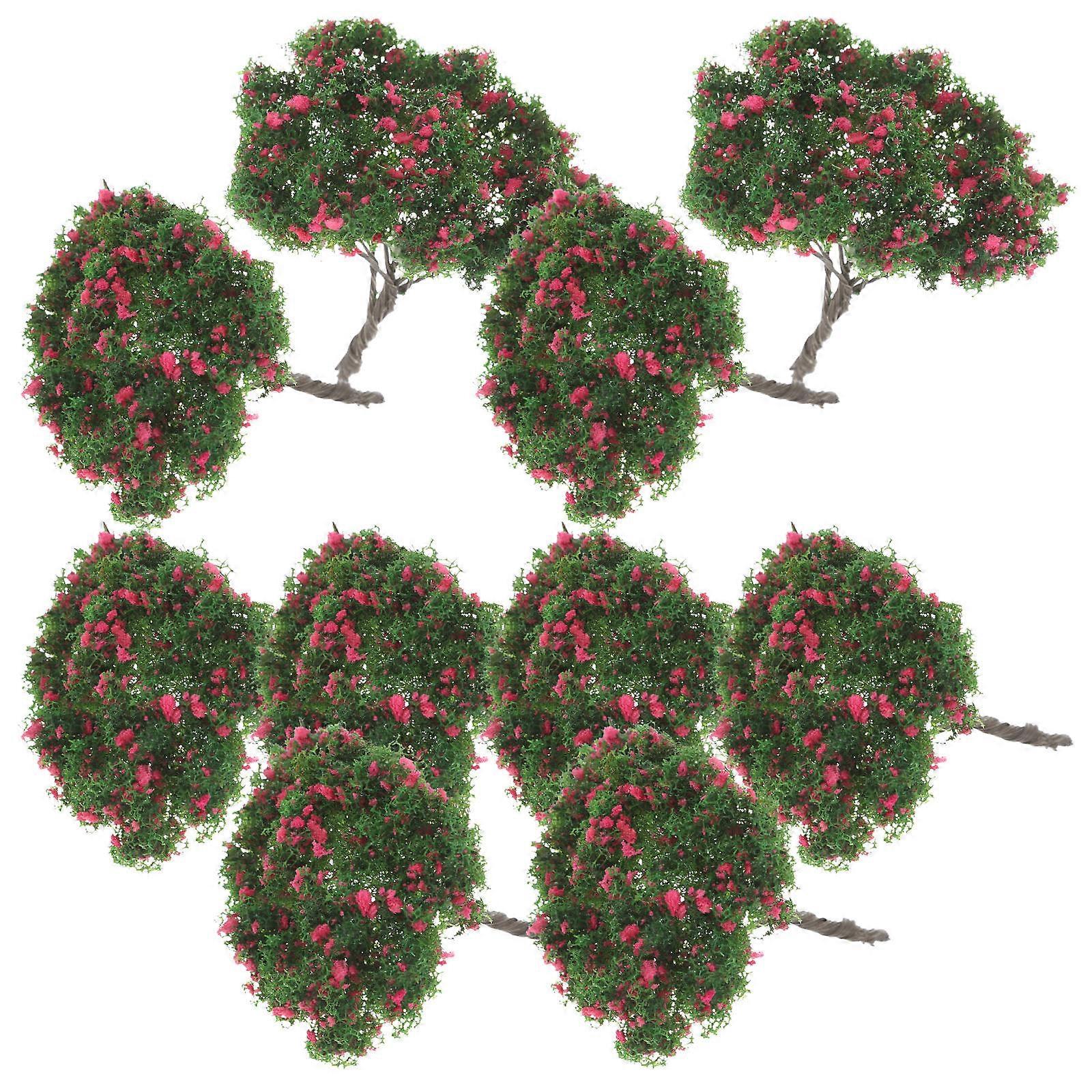 Multi Miniature Tree Model for DIY Craft with 10Pcs Small Artificial Trees