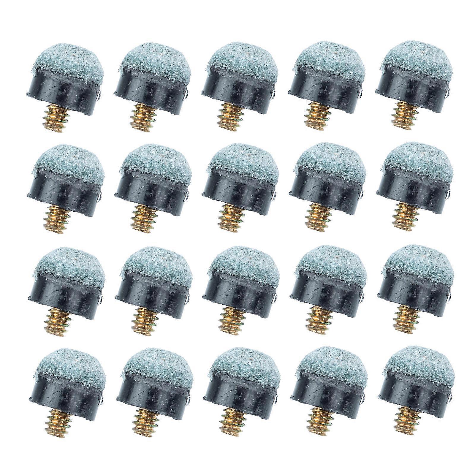20 Pcs Pool Queue Tipps Leder Billard Queue Tipps Leder Pool Queue Ersatz Tipps