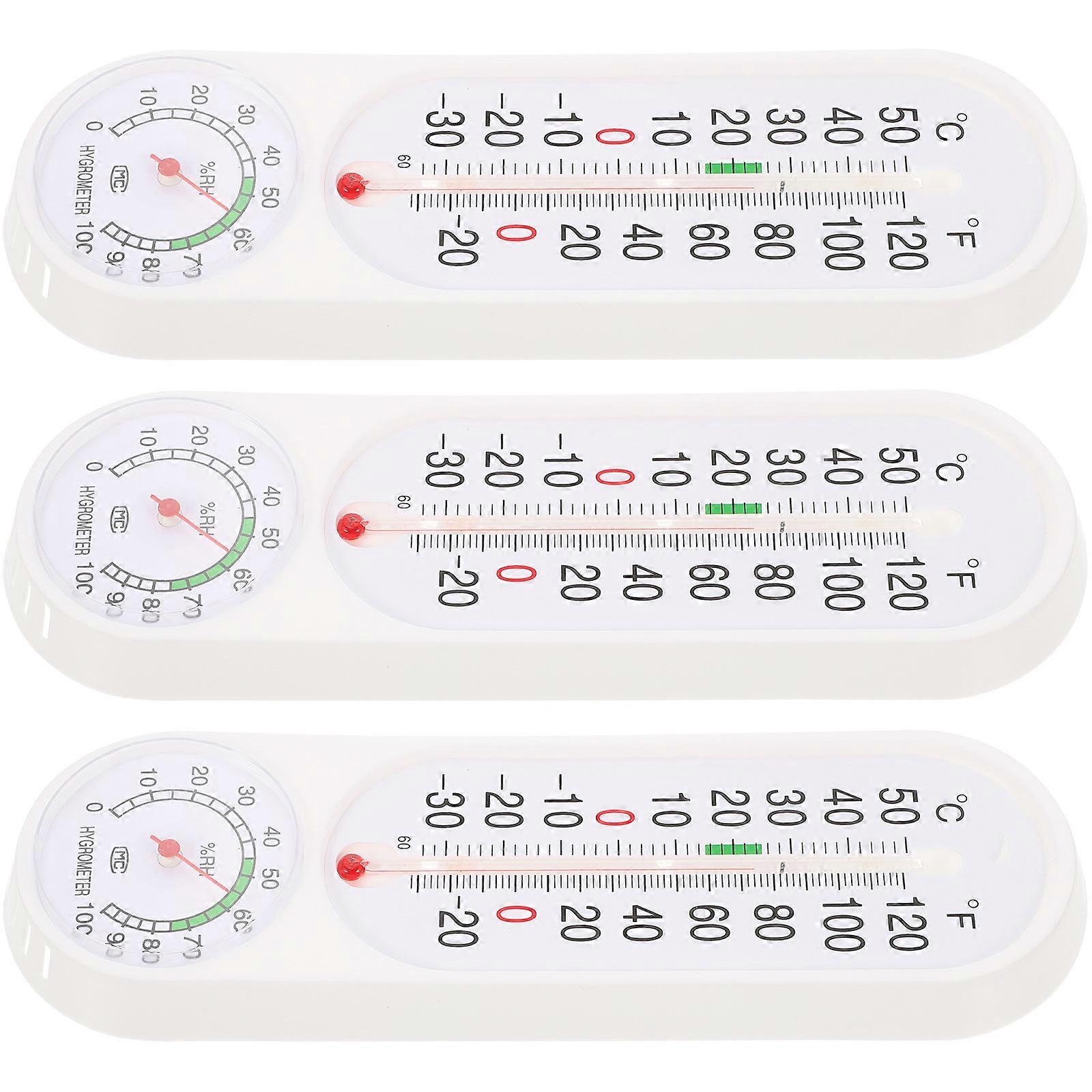 Temperature Measuring Tool Indoor for Decor 3Pcs Set