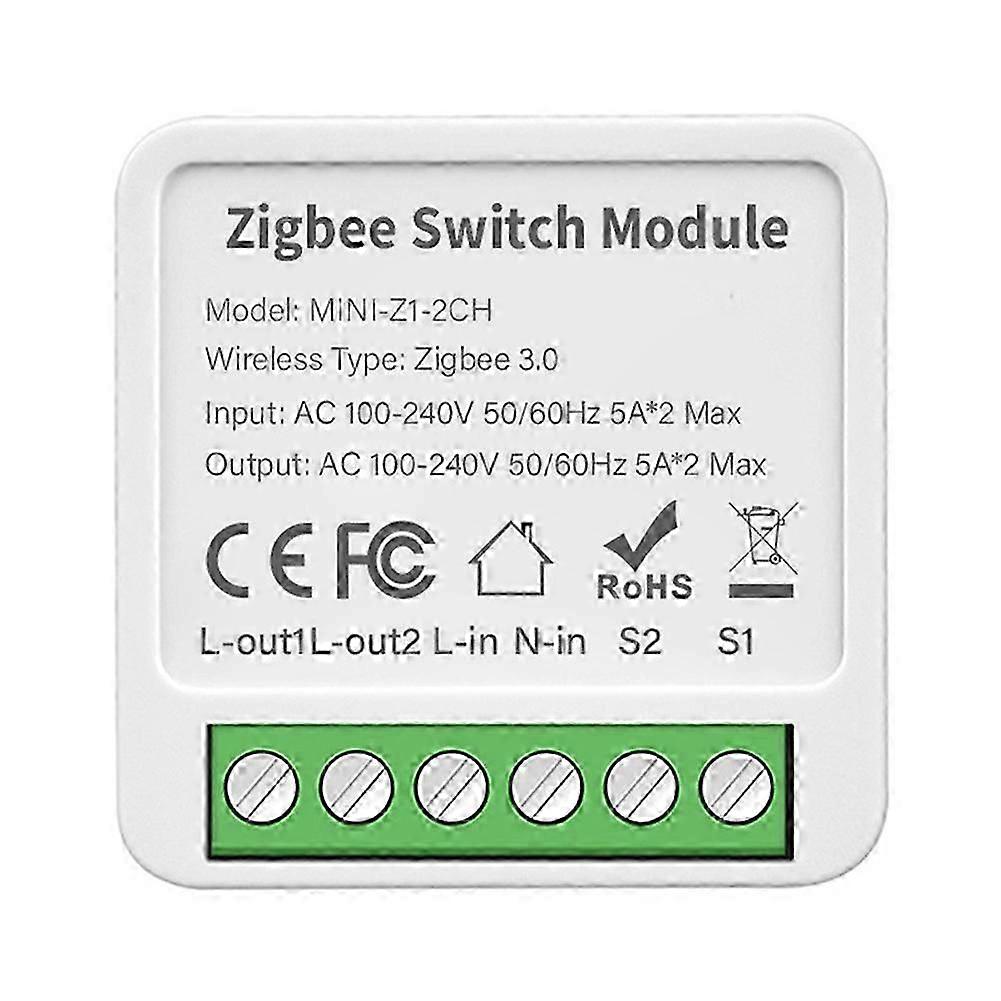 2-Way On/Off Switch Graffiti Smart ZigBee Smart 2-Way On/Off Switch Mini Concealed Box Switch simple