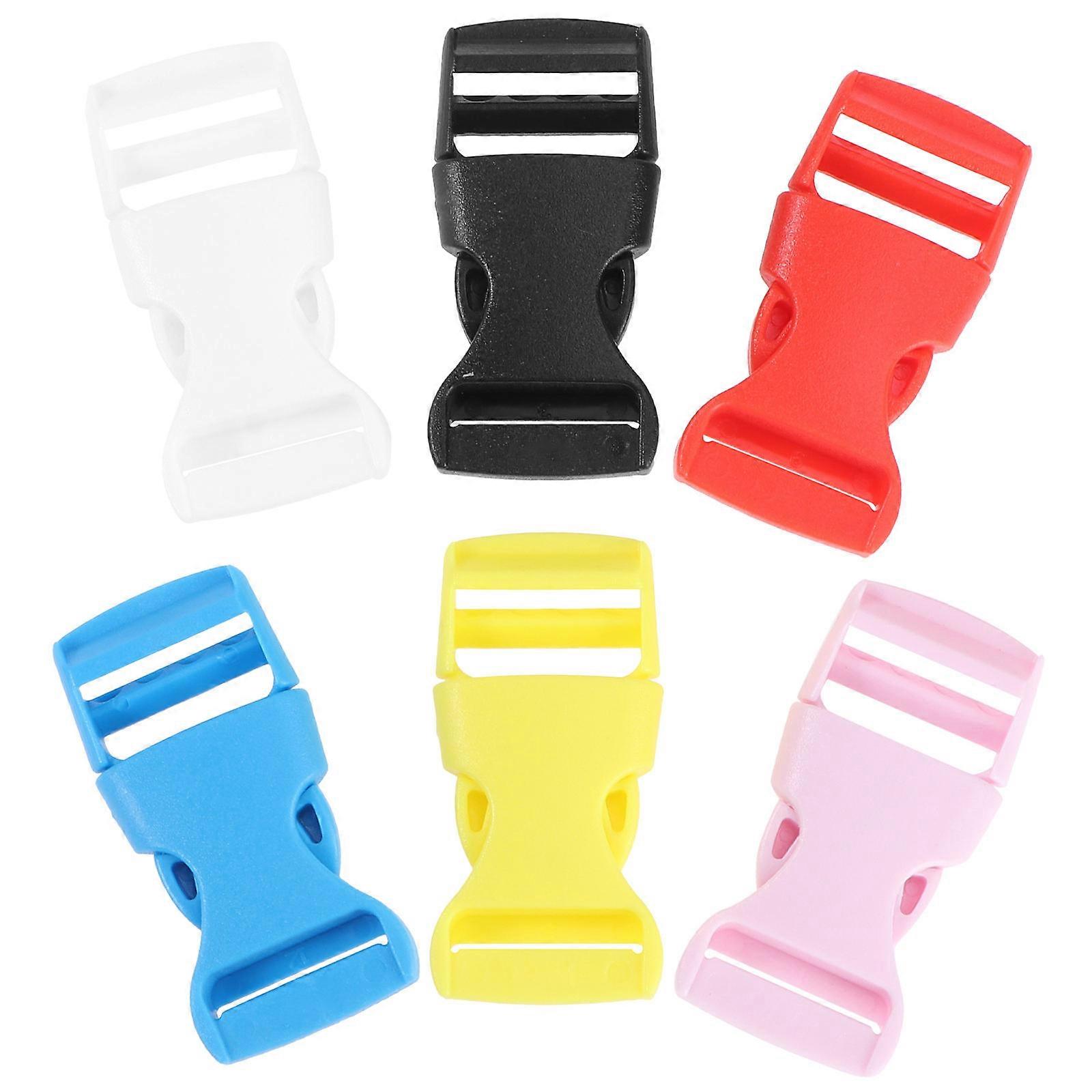 Backpack Buckle Side Release Buckle for Strap Use 60Pcs Colorful Plastic