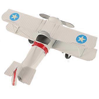 Retro Iron Aircraft Vintage Fly Modell Metal Fly Ornament Kids leketøy