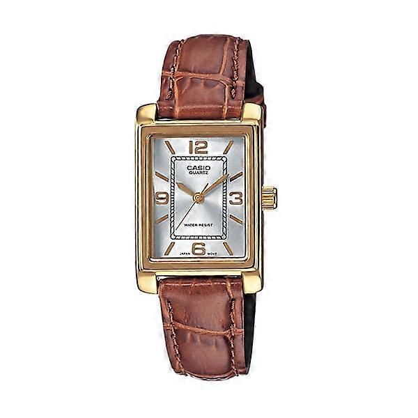 CASIO COLLECTION TANK, LEATHER - ARGENTEE