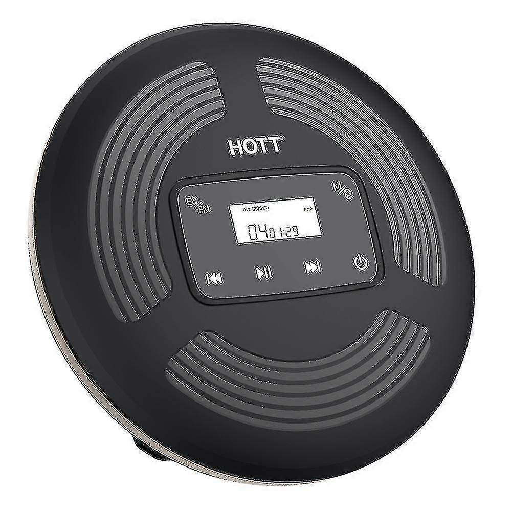 Portable Bluetooth Cd Player With Black Touch Screen Version With Headphone Jack