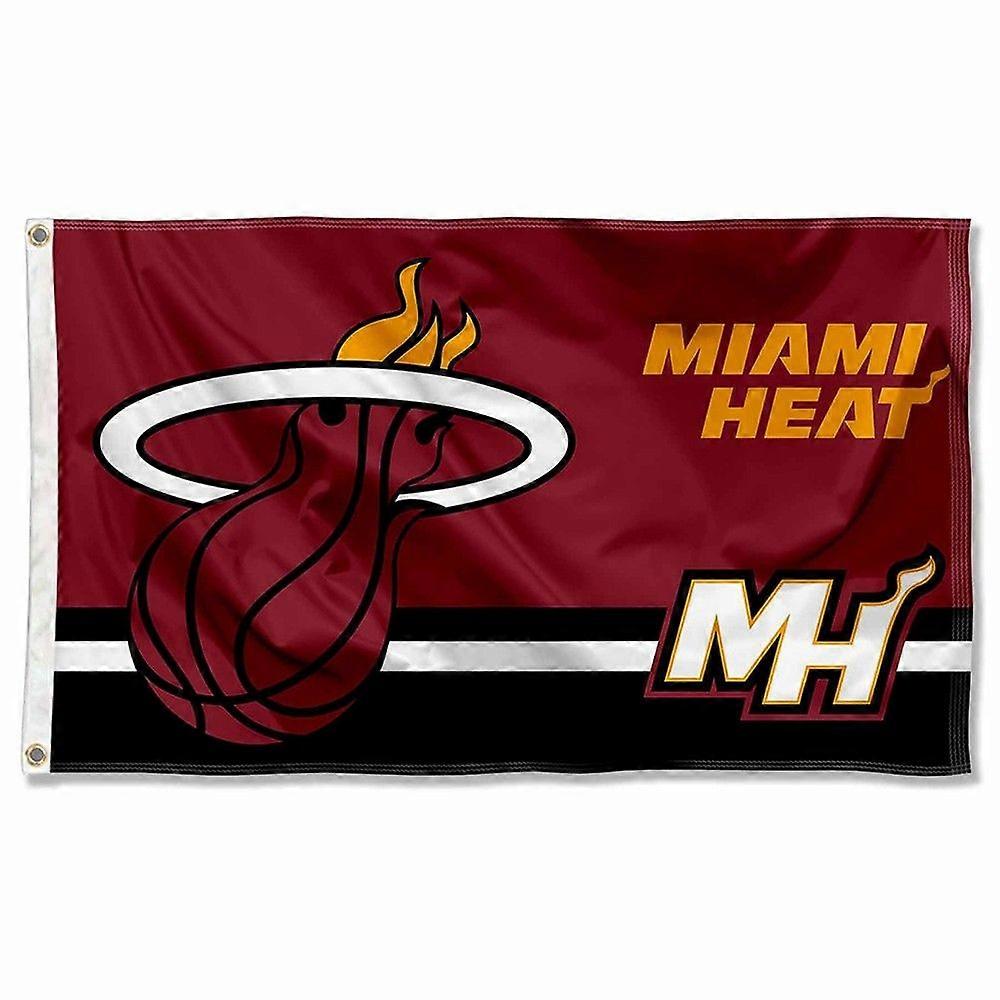 Drapeau Miami Heat à double logo QD1386