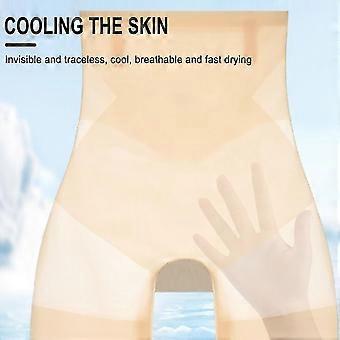 Ultradünne Ice Feeling Cooling Stomach Tuck Pants ohne Spur Body Shaping Hip Lifting Pants